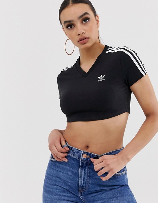 adidas t shirt cropped