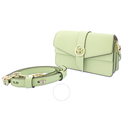 Michael Kors Small Greenwich Saffiano Leather Crossbody - Aloe