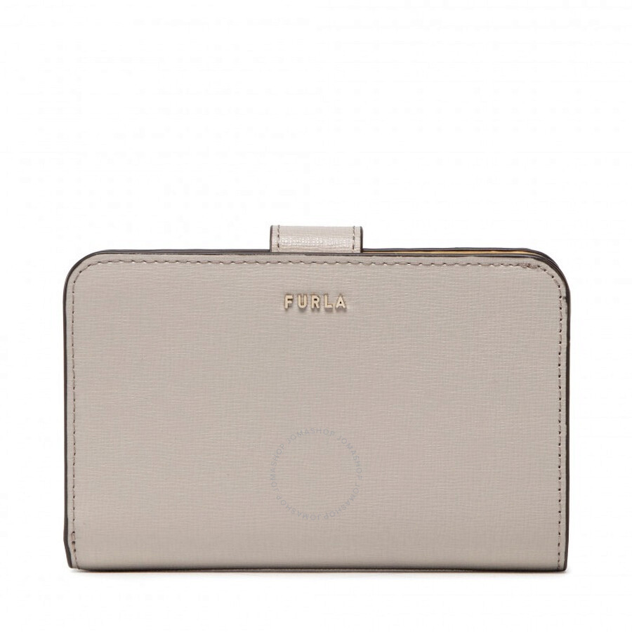 Furla Babylon M Compact Leather Wallet - Perla/Frangipane【美国@5