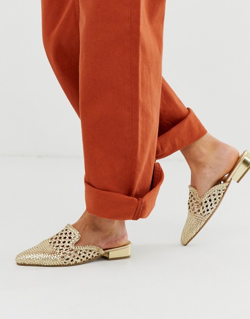 sam edelman gold mules