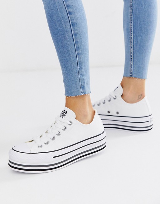 Converse Chuck Taylor All Star Super Platform Layer White, 50% OFF